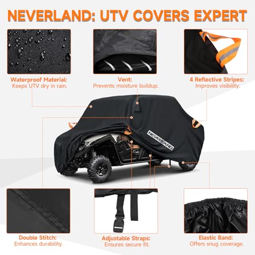 Image of NEVERLAND UTV Cover Heavy Duty Waterproof 4-6 Seater All-Weather Protection