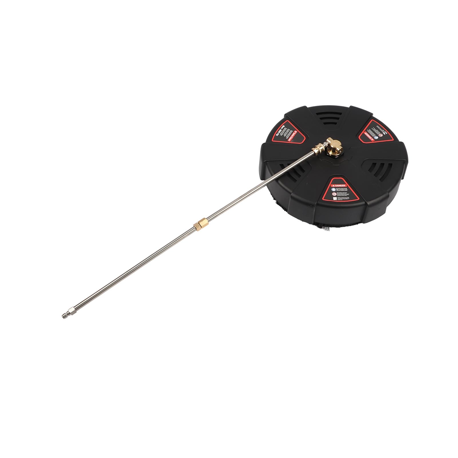 Limpiador de lavadora a presión de 16 pulgadas con potencia de alta presión de 3600 PSI para limpieza de entradas de jardín, ABS duradero de acero inoxidable