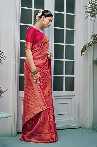 Image of Glory Sarees Women's Banarasi Silk Saree With Blouse Piece (Premium Silk107 Parent)