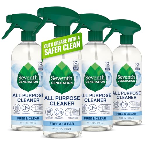 Seventh Generation All Purpose Cleaner, Free & Clear, 23 oz, Pack...