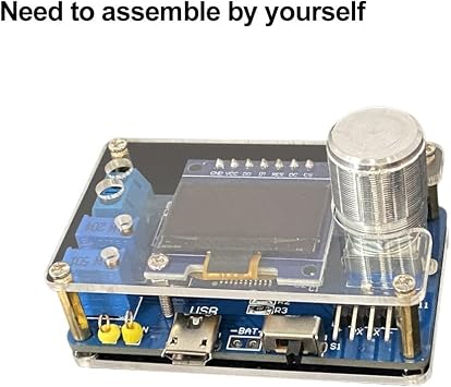 DIY Electronics Oscilloscope Assembly Kit with User Saved Settings and Waveform Generation