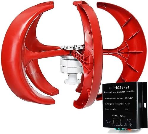 Chrisk 12000w Vawt Turbina Eólica De Eje Vertical 5 Palas Generador De Energía Eólica Con Controlador De Carga, Generador De Energía Eólica Doméstica Con Controlador De Carga,220v Chrisk 12000w Vawt Turbina Eólica De Eje Vertical 5 Palas Generador De Energía Eólica Con Controlador De Carga, Generador De Energía Eólica Doméstica Con Controlador De Carga,220v