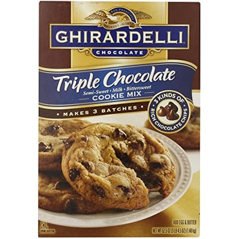 Ghirardell Chocolate Triple Chocolate Cookie Mix - 52.5 oz Cover