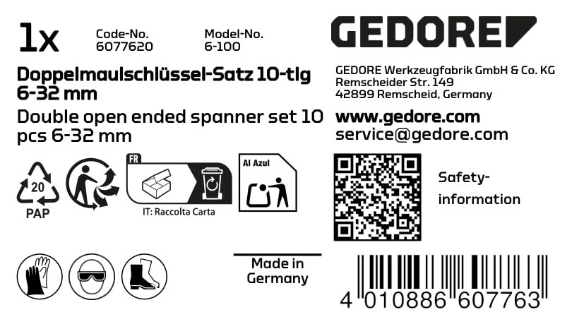 Gedore Satz 12-tlg 6-34 mm (2-122 ISO) ab 171,95 € | Preisvergleich bei Gedore Satz 12-tlg 6-34 mm (2-122 ISO) ab 171,95 € | Preisvergleich bei