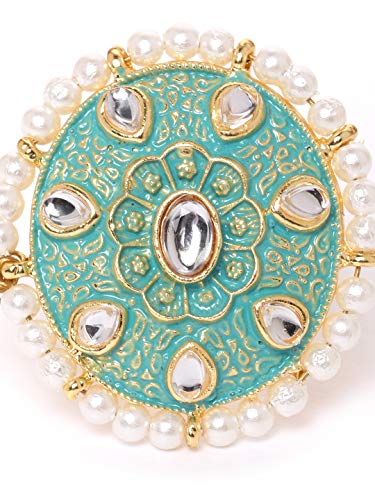 Enamelling Kundan & Traditional Finger Ring for Women