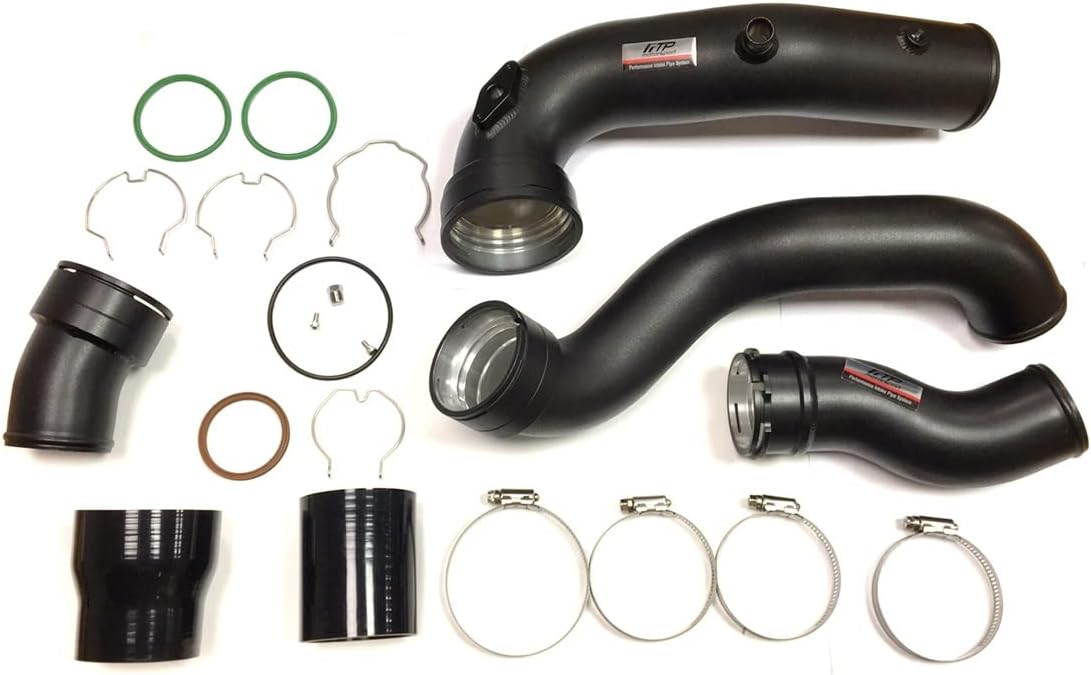 FTP Motorsport Reinforced Charge Pipe & Boost Pipe Full Kit Compatible with BM F-Series F10 F12 F13 535i 640i
