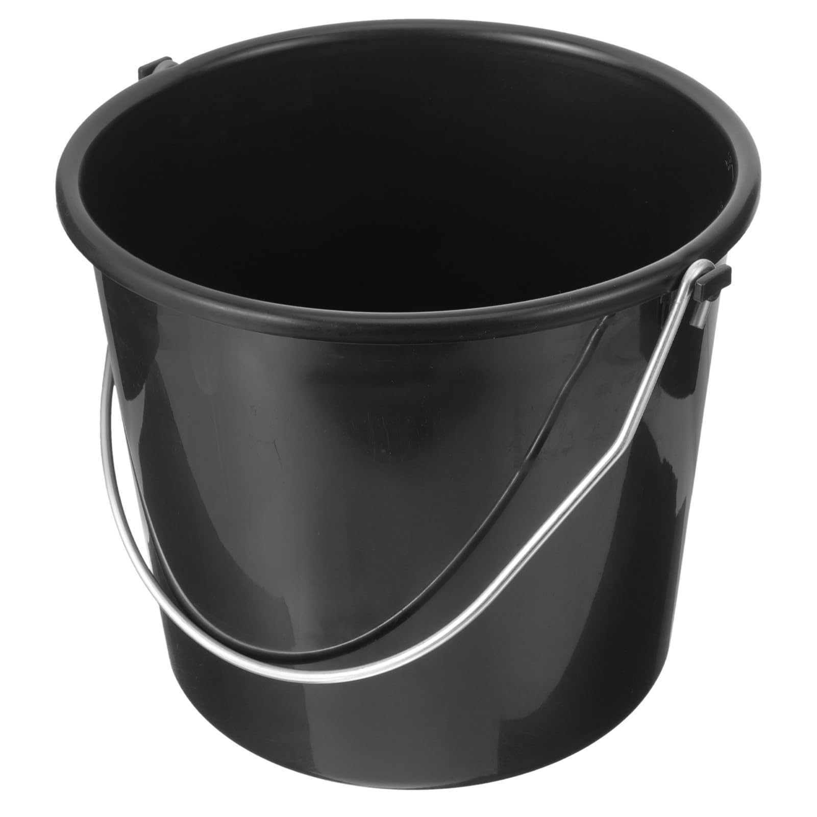 Cubo de alimentación para terneros de 8 litros con asa, soporte de plástico para alimentación y agua para ganado de granja, suministros de alimentación y riego fáciles de usar para ganado, cabras