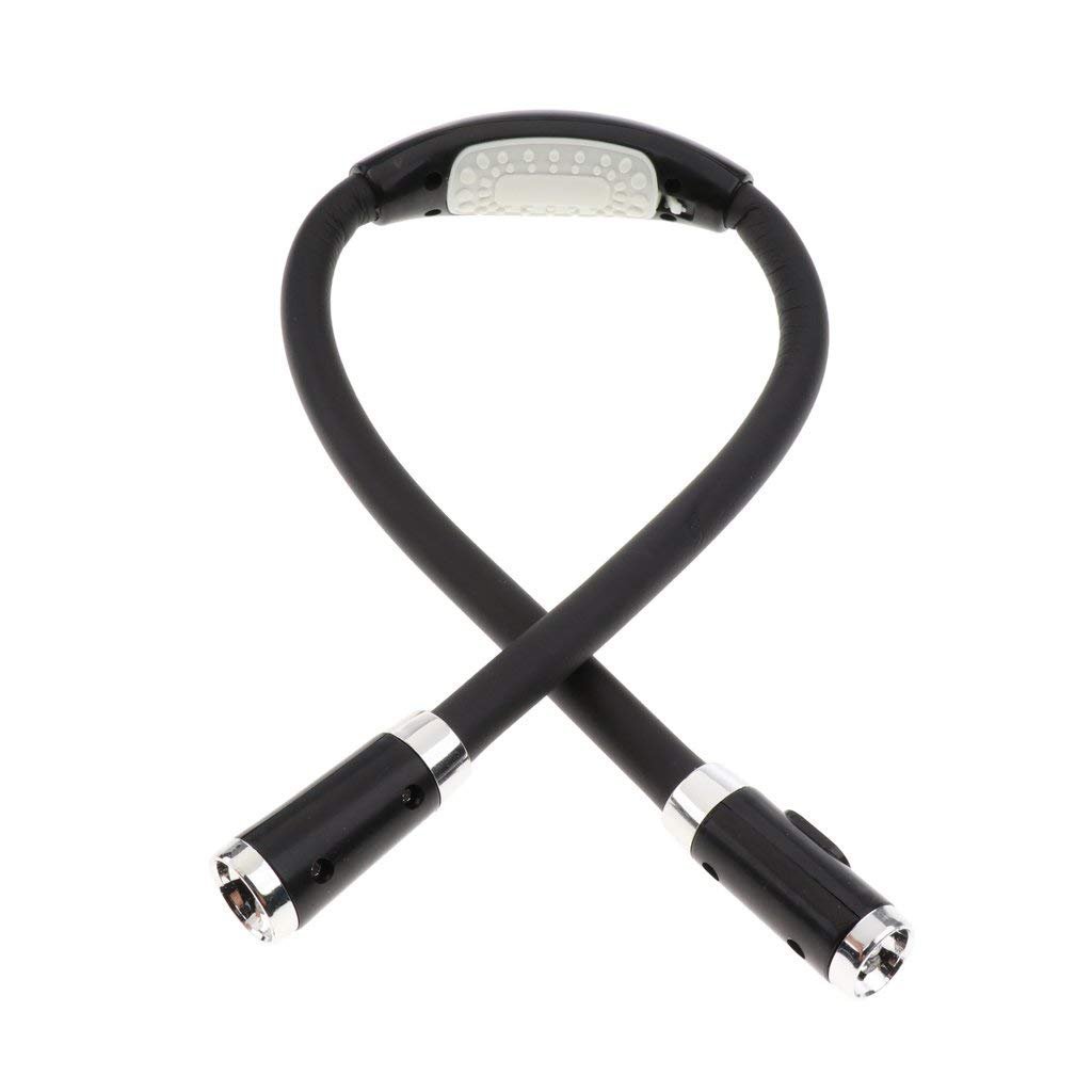 Lectura de cuello con luz LED para el cuello, 4 bombillas LED, ideal para niños, manualidades, tejer, reparación, viajes o barbacoa – # 2, como se describe