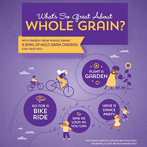 Image of Cheerios Multi Grain Cheerios Heart Healthy Cereal, 9 OZ Cereal Box (Pack of 2)