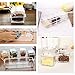 Clear Seasoning Box,V-Resourcing 4 Pieces Clear Seasoning Storage Container for Spice Salt Sugar Cruet,Condiment Jars with Spoons…