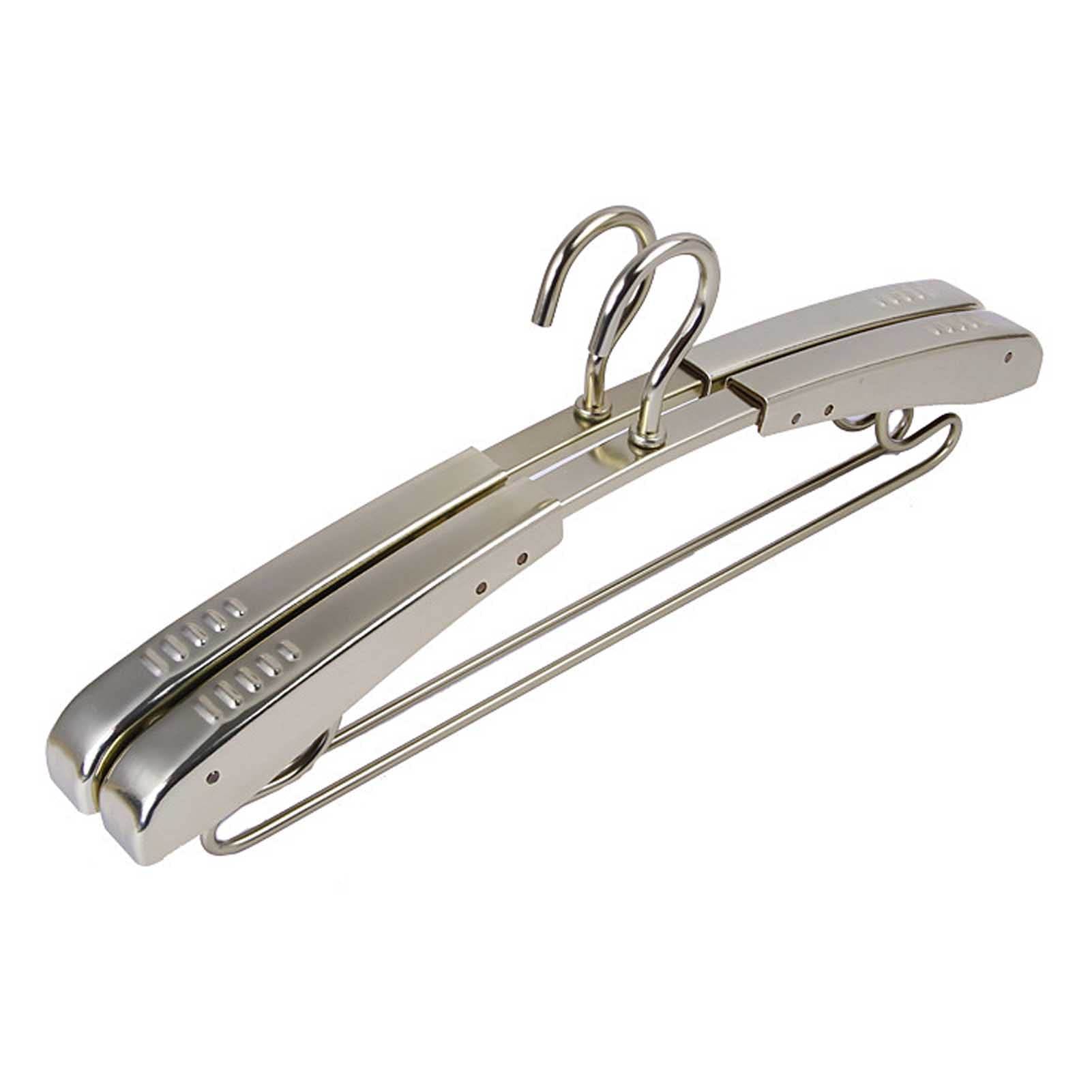 Cintres non glissés à domicile en aluminium pour vêtements adultes