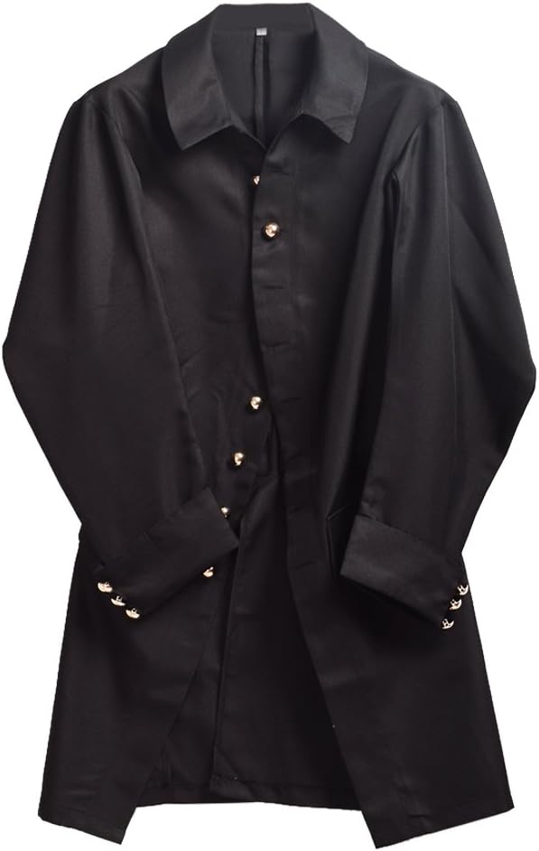 BLESSUME Steampunk Victorian Frock Coat Colonial Men Jacket - Image 4