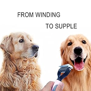 Dog-Hair-Comb-for-SheddingPet-Grooming-Tool-Double-Sided-Shedding-and-Dematting-Undercoat-Rake-Comb-for-Dogs-and-CatsCat-and-Dog-Flea-Comb-Set-Pink11-tooth - Cucciolini Doodles   Dog-Hair-Comb-for-SheddingPet-Grooming-Tool-Double-Sided-Shedding-and-Dematting-Undercoat-Rake-Comb-for-Dogs-and-CatsCat-and-Dog-Flea-Comb-Set-Pink11-tooth