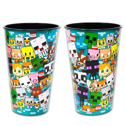 Minecraft 24oz Cups + Stickers