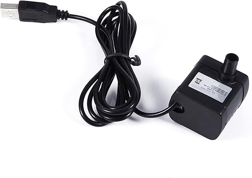Acouto Submersible Pump Brushless 5V Submersible Aquarium W USB Plug Water Fountain, Aquarium, Fish -, Lawn & Garden