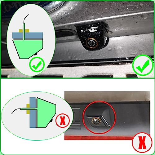 Image of Universal AHD Car Rear View Camera 180 Degree Large Viewing Angle 1920 * 1080P HD Night Vision Waterproof Reversing Parking Vehicle Camera 4 Pin Metal Body