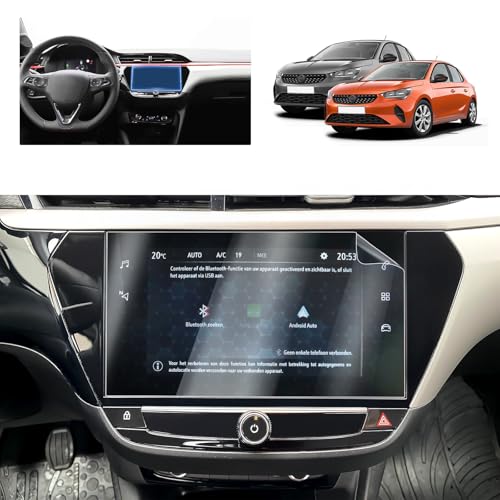 BSTW Screen Protector for Vauxhall Corsa F 2020 2021 2022 2023, for Vauxhall Corsa 7" Multimedia Navi Touchscreen Nano Protective Film 6H Anti-scratch [2 Pack]