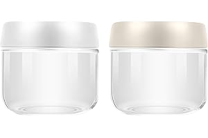 10 oz Glass Jars with Leak Proof Lids - Perfect for Overnight Oats and More