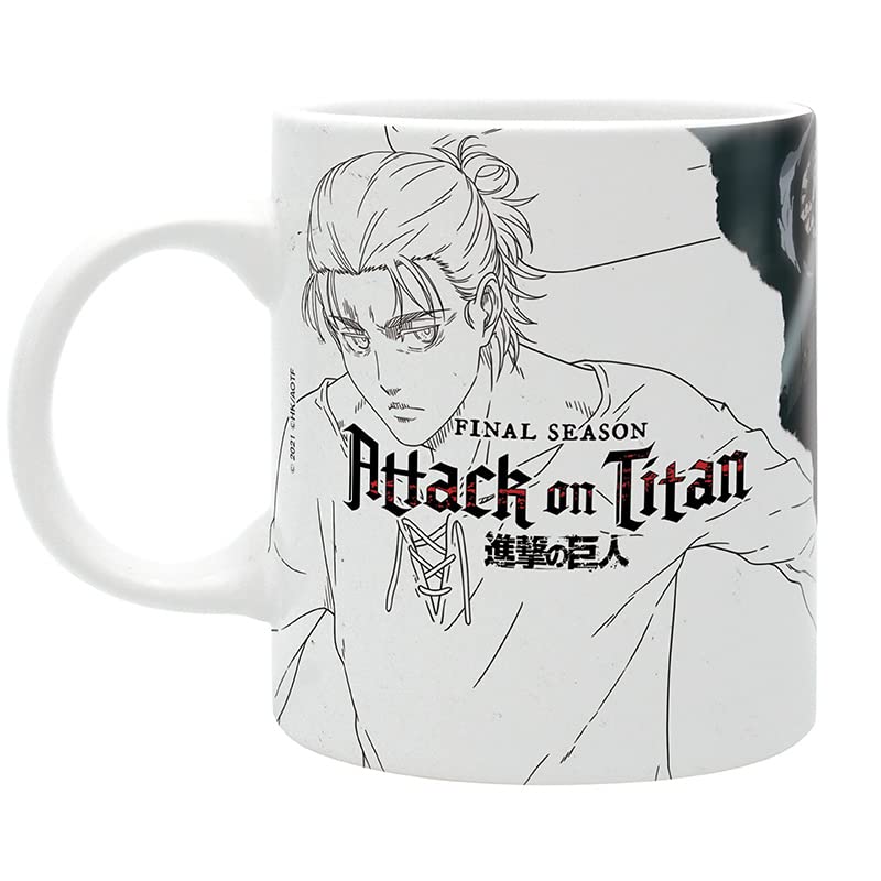 Abystyle Attack On Titan S4 Key Art Mug, 320 ml Capacity