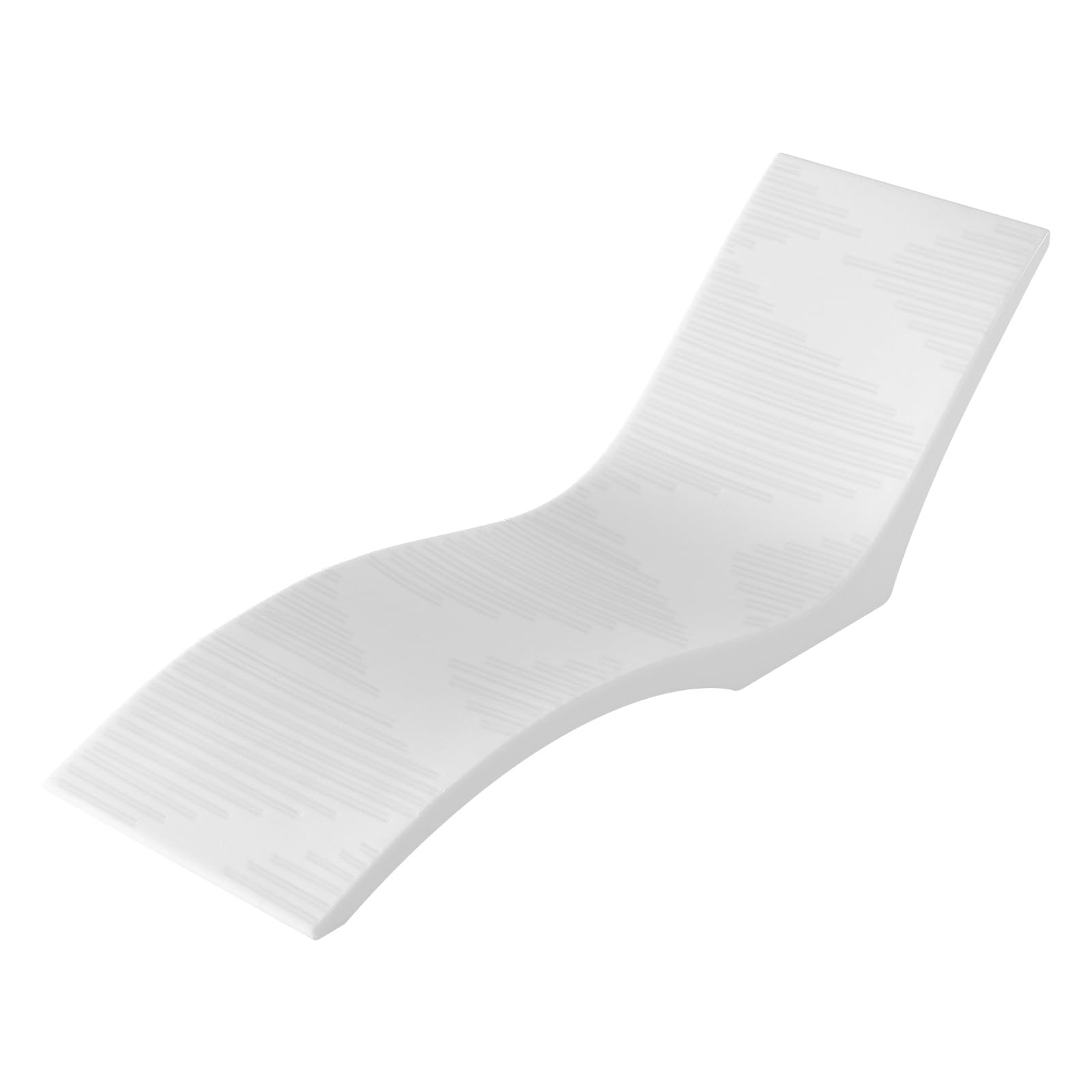 VEVOR Bain de Soleil, Lot de 2, Chaise Longue pour Profondeurs d'eau jusqu'à 12,7 cm, transat fixées dans Les piscines et flottantes sur l'eau, pour Bronzage au Bord de la Piscine et sur la terrasse