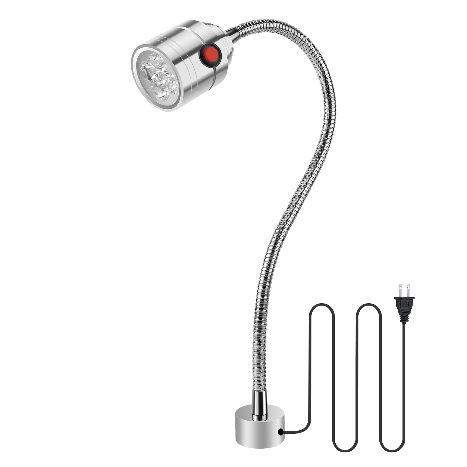 Magnetic Work Light, LED Machine Light with Flexible Gooseneck and ...