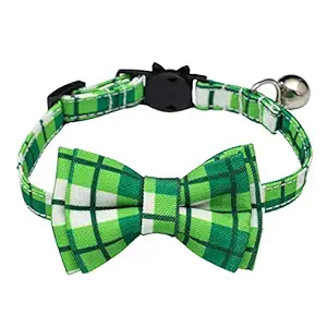 The Cat Collar Bow Saint Patricks Day Pet Collar Bow