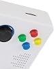 Pocket handheld game console, retro game player with dual 3D locker, 2000mAh battery, 3.5 IPS screen, 11 emulators supported WHITE
