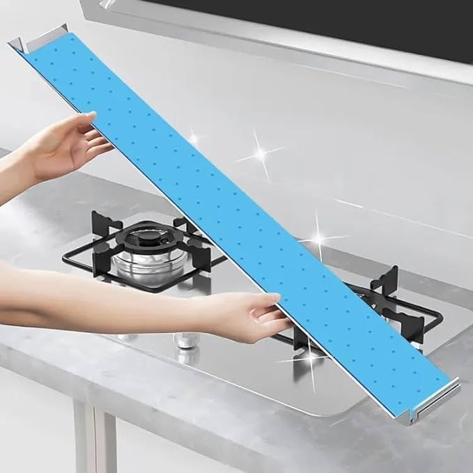 SEMNOX Kitchen Range Hood Oil Absorbing Cotton Household Cleaning Clothes Cooking Paper Oil Groove Absorbing Sheets Cleaning Scrubber-image-45