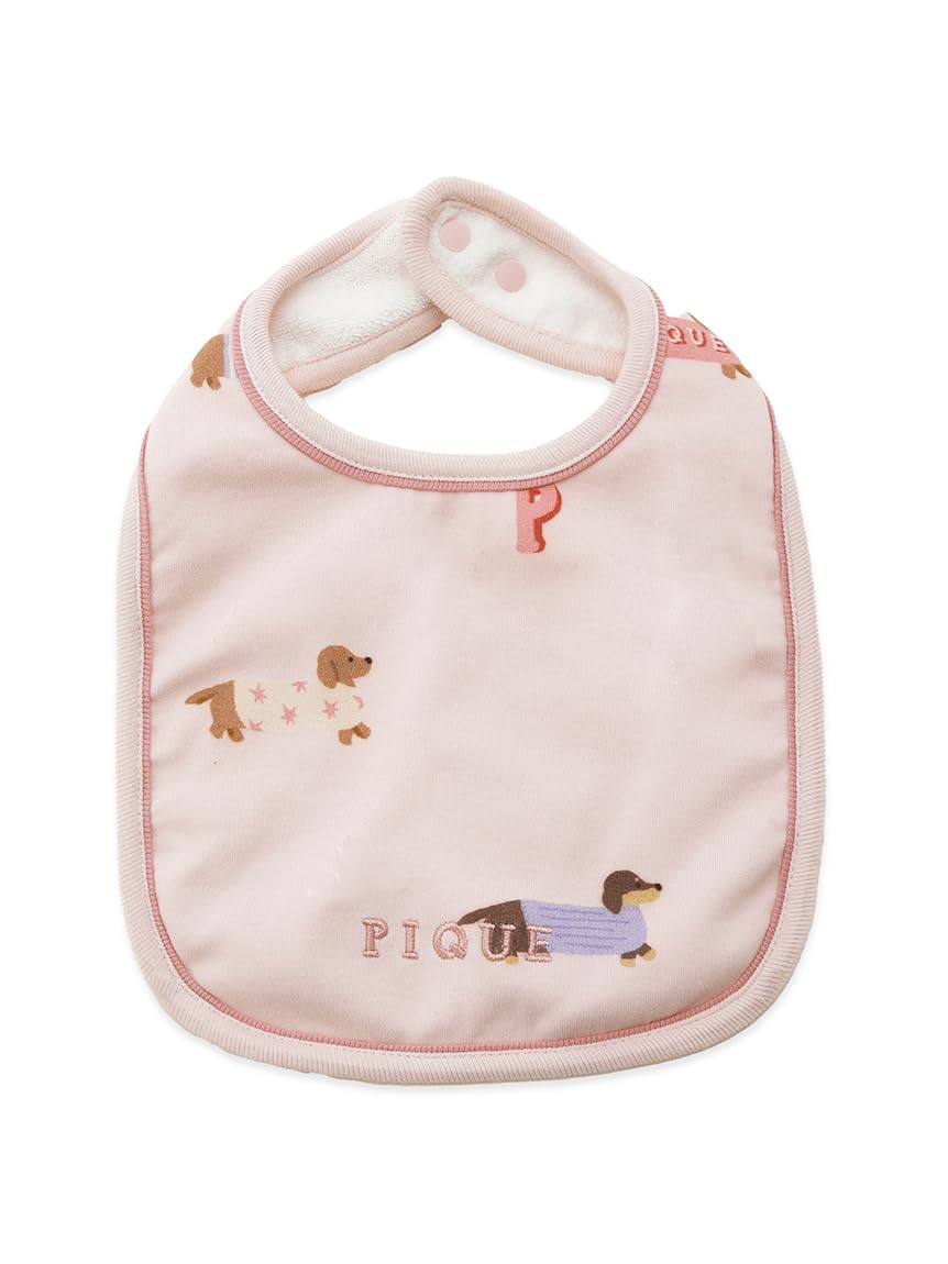 [ジェラート ピケ] 【BABY】ダックスフンド柄スタイ PBGG255749 ユニセックスベビー PNK Free Size