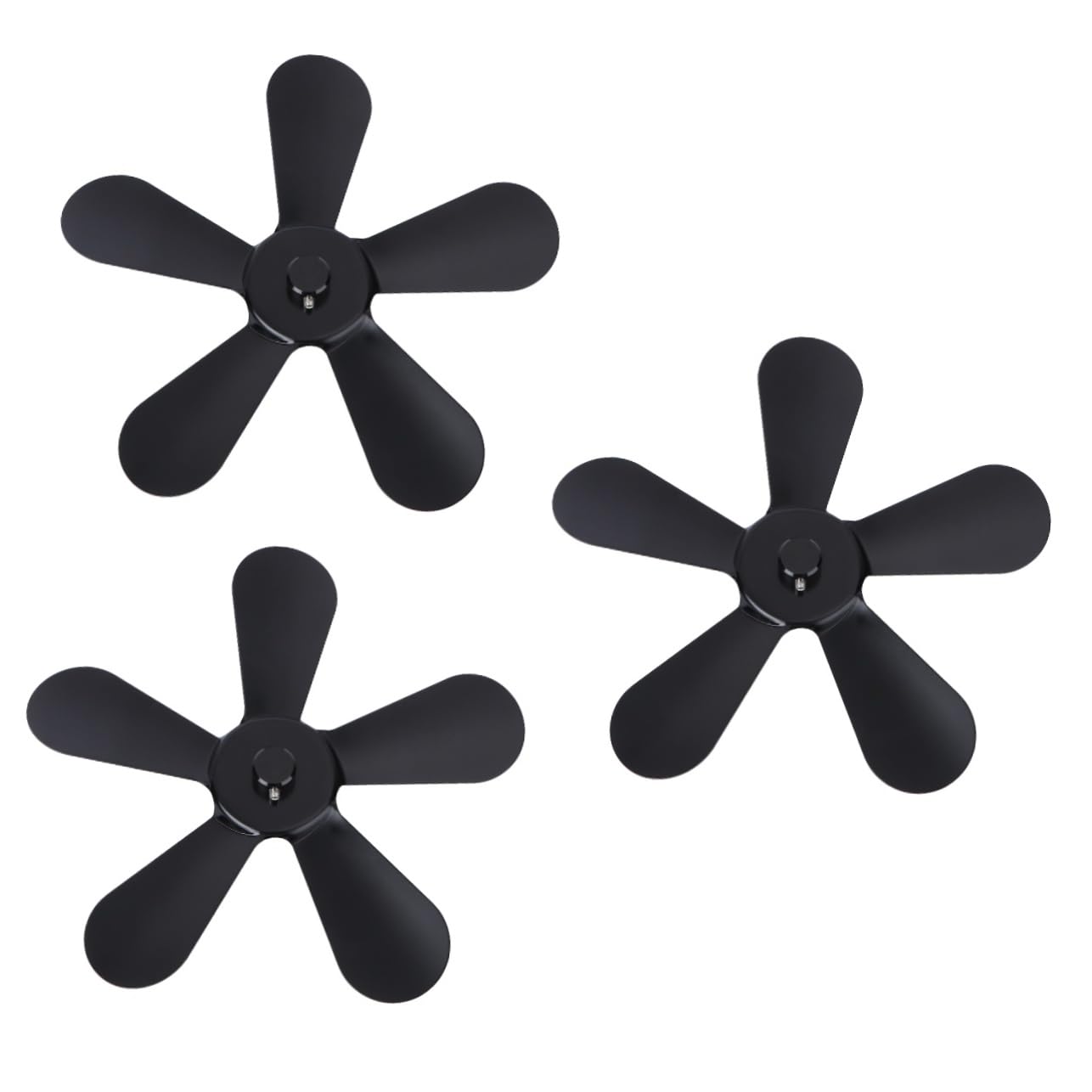 Ventilateur de poêle pales aluminium UKCOCO accessoire de rechange thermique
