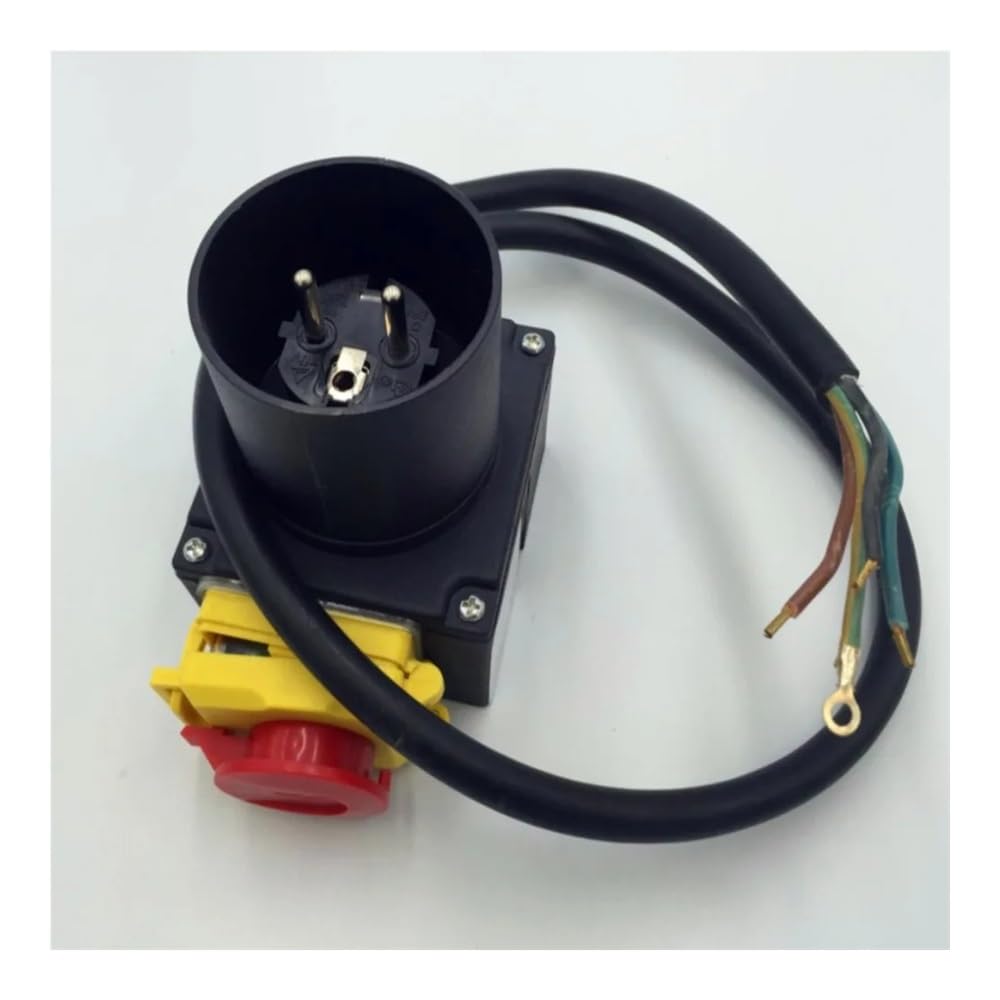 POWTAXBJGD HCK3T 250V 16A IP54 Wood Splitting Machine Electromagnetic Push Button Switches Power On Off Switch for Log Splitter Cutter