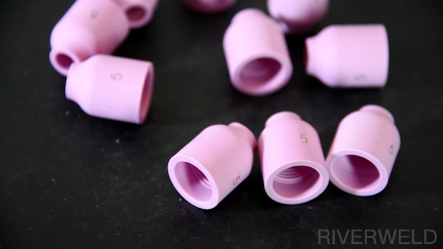 Alumina Ceramic Cup 10N49 WeldingCity&reg; Alumina Ceramic Cups 10N49 #5 &ndash; 10-Pack For TIG Torch 17/18/26 9 Series TIG Torch