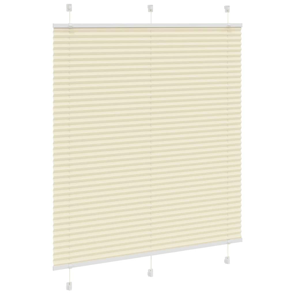Tenda plissettata antracite, 40 x 100 cm, larghezza tessuto 39 cm, tenda plissettata in poliestere, per finestre con protezione solare e sguardi indiscreti, 4 larghezze pieghe, poliestere 40 x 100 cm