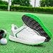 DHAEY Men's Golfers Shoes Unisex Fashion Golfing Footwears Non Slip Golf Sneaker for Men Waterproof Athletics Sport Trainer (Color : A, Size : 9.5 Women/8 Men)