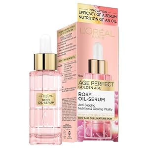 L’Oreal Paris Age Perfect Golden Age Rosy Oil Face Serum, Boosts Skin Radiance & Brightens Complexion [30ml]