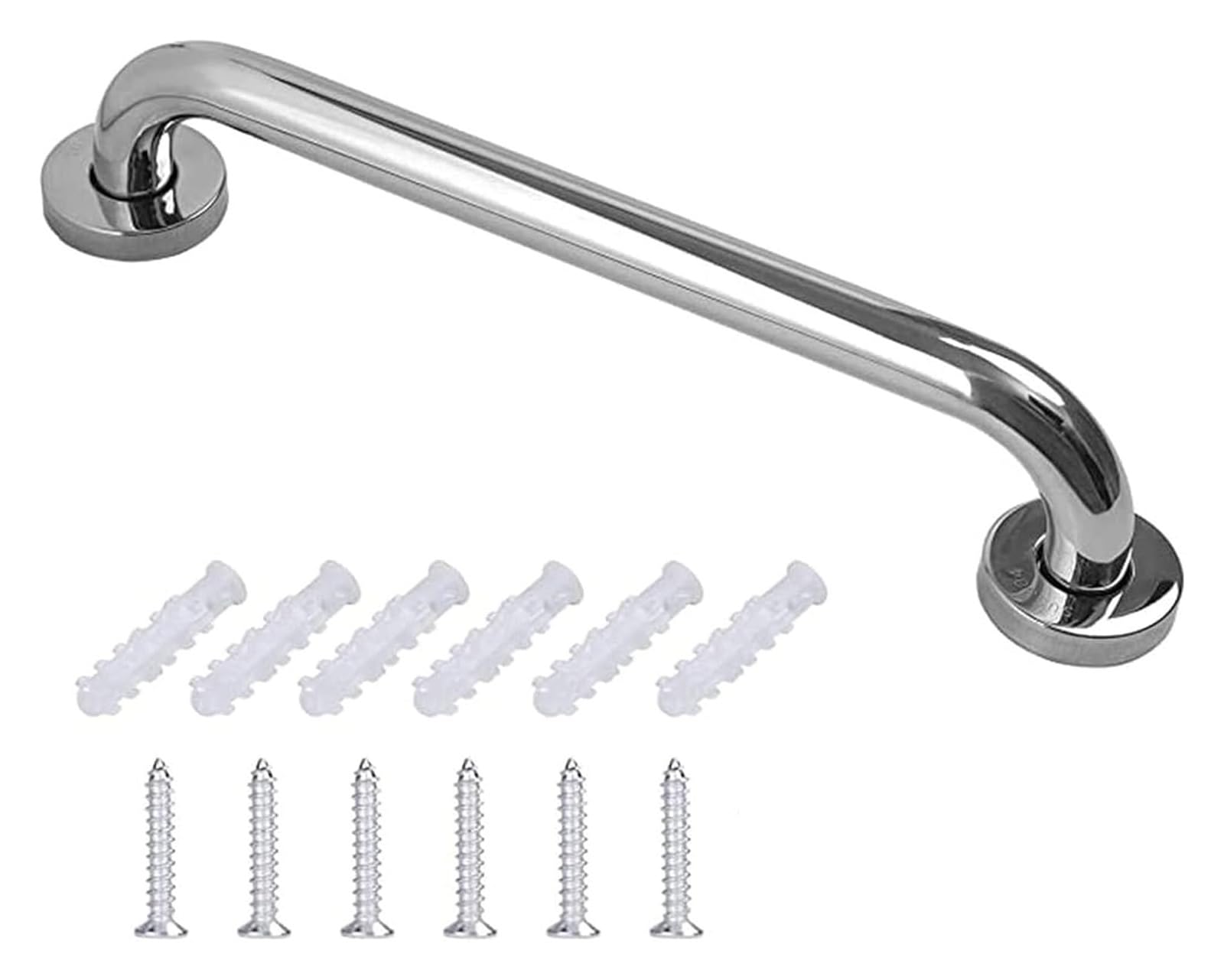 Barra de Apoyo for baño, pasamanos for Personas Mayores, asa de Acero Inoxidable, Barra de Apoyo for baño, pasamanos de Pared Cromado, toallero for Personas Mayores.