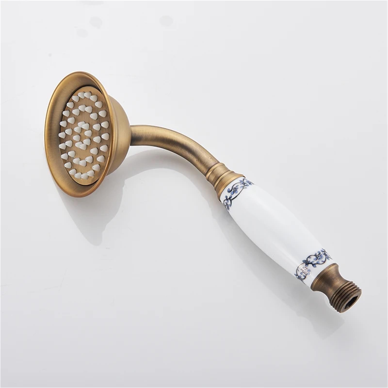 Alcachofa-ducha-Retro Rociador de mano con cabezal ducha latón antiguo