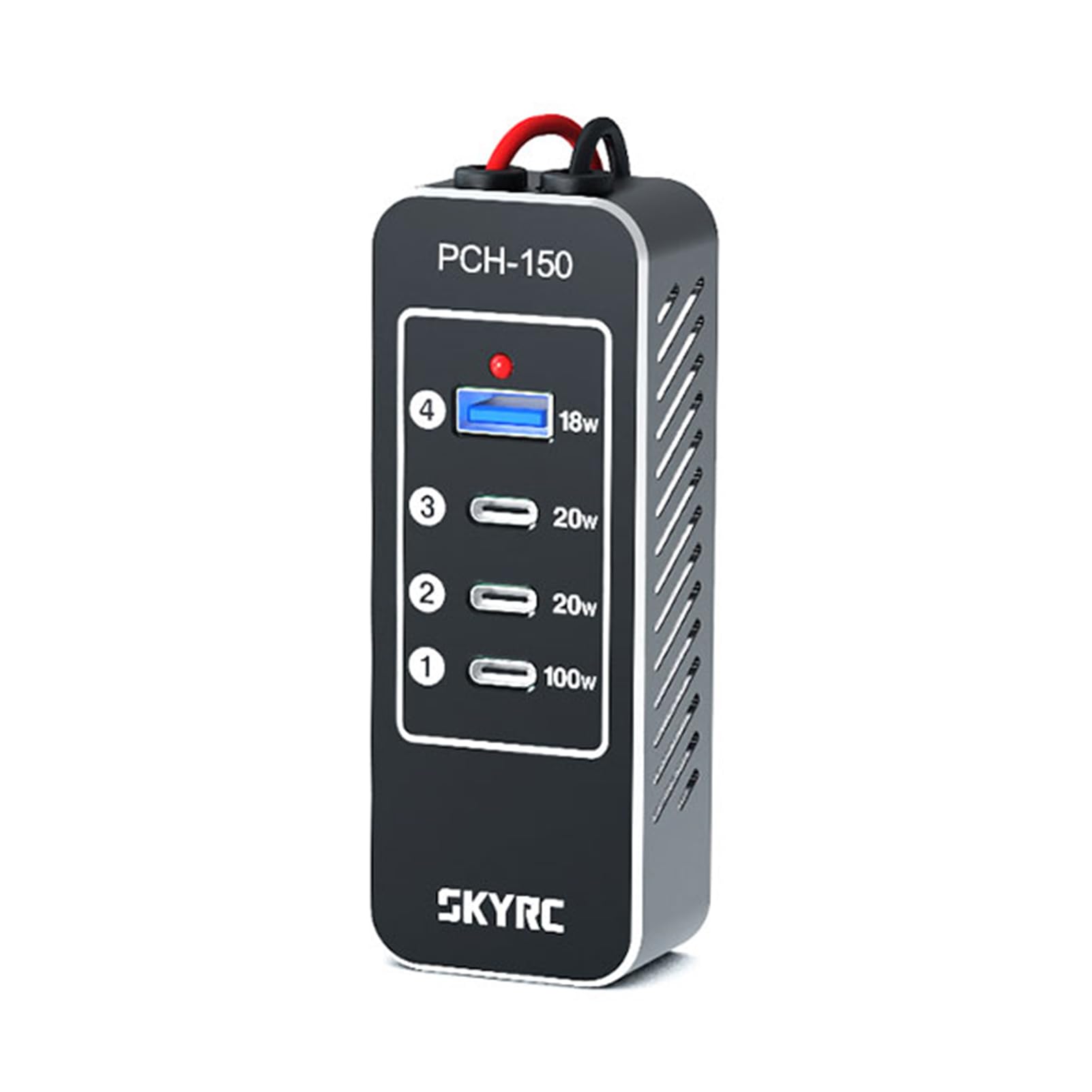 Multipresa con porte USB PCH-150 Power & Charging Hub, 158W 4-Port Power Strip con 3 porte USB-C + 1 porta USB-A di ricambio per iPhone, Samsung, Huawei, MacBook e altro