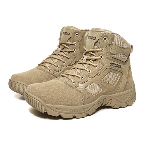 Men's Combat Boots Hiking Boots Outdoor Sports Lightweight High-Top Breathable Land Tactical Boots3