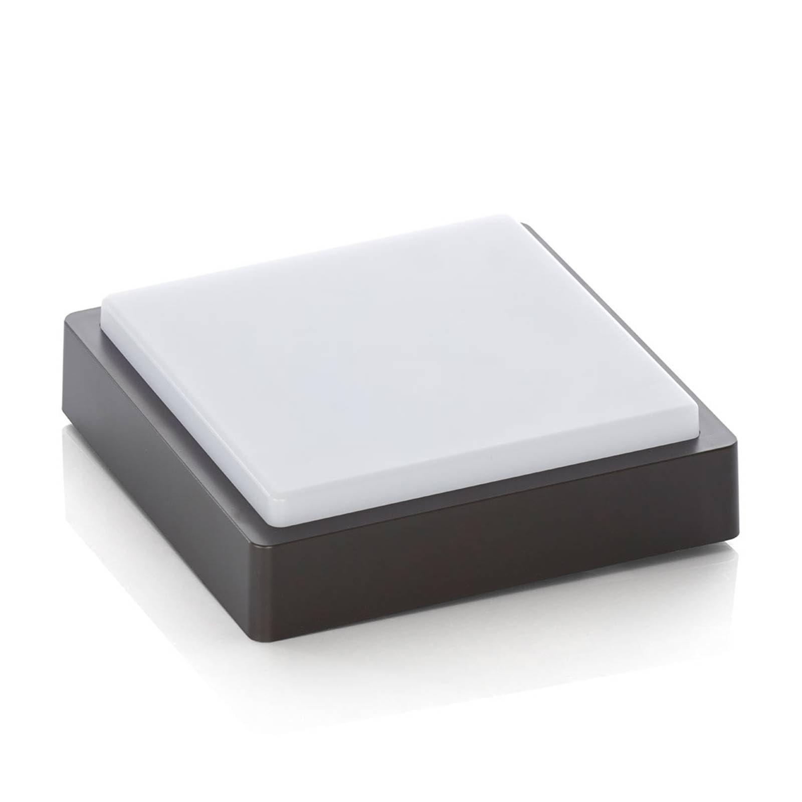 Lindby Anthracite, White Led Ceiling Light Outdoor Nermin (Modern) In Black (1 Light Source,) From Outdoor