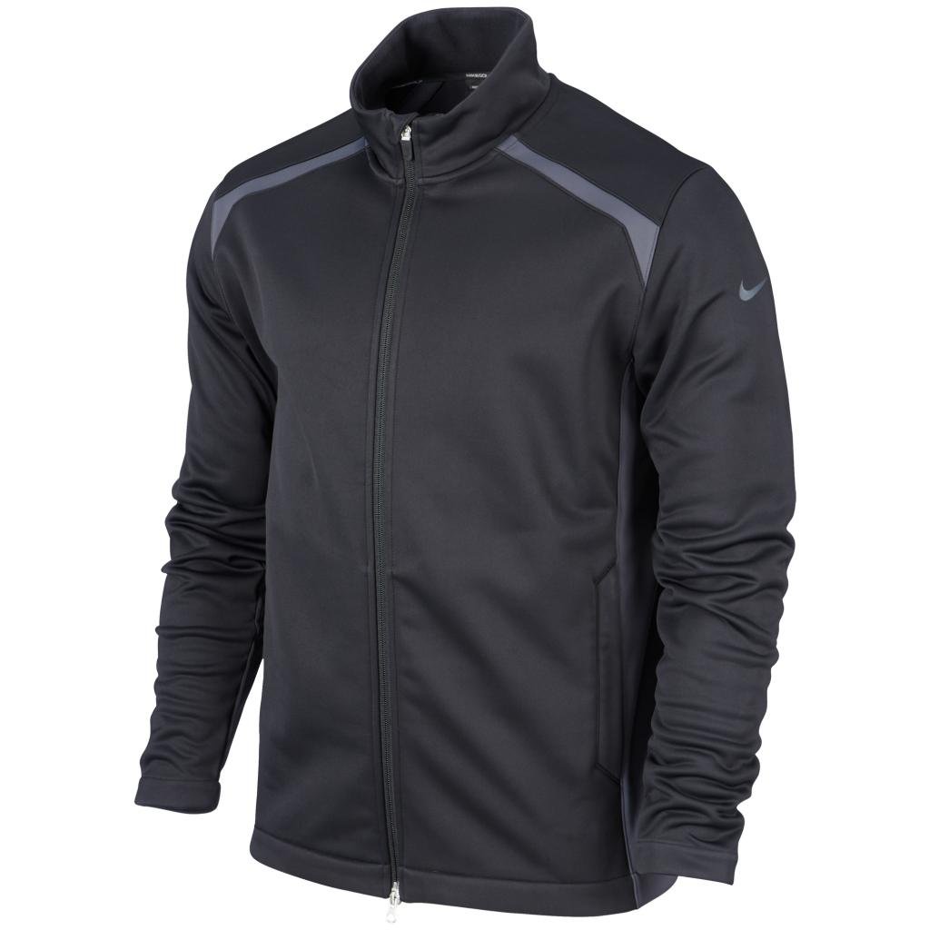 Buy Nike Golf Men's Wind Resist Therma-Fit Jacket, Black/Metallic