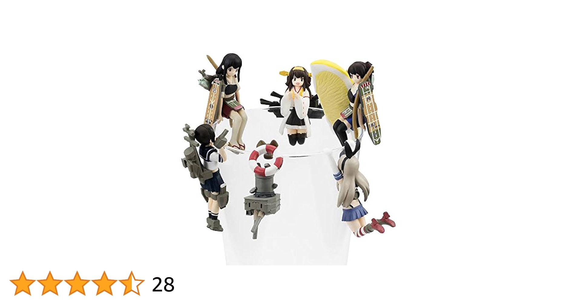 TAITO艦隊これくしょん　デフォルメフィギュア　コップのフチフィギュア14点 TAITO艦隊これくしょん デフォルメフィギュア コップのフチ