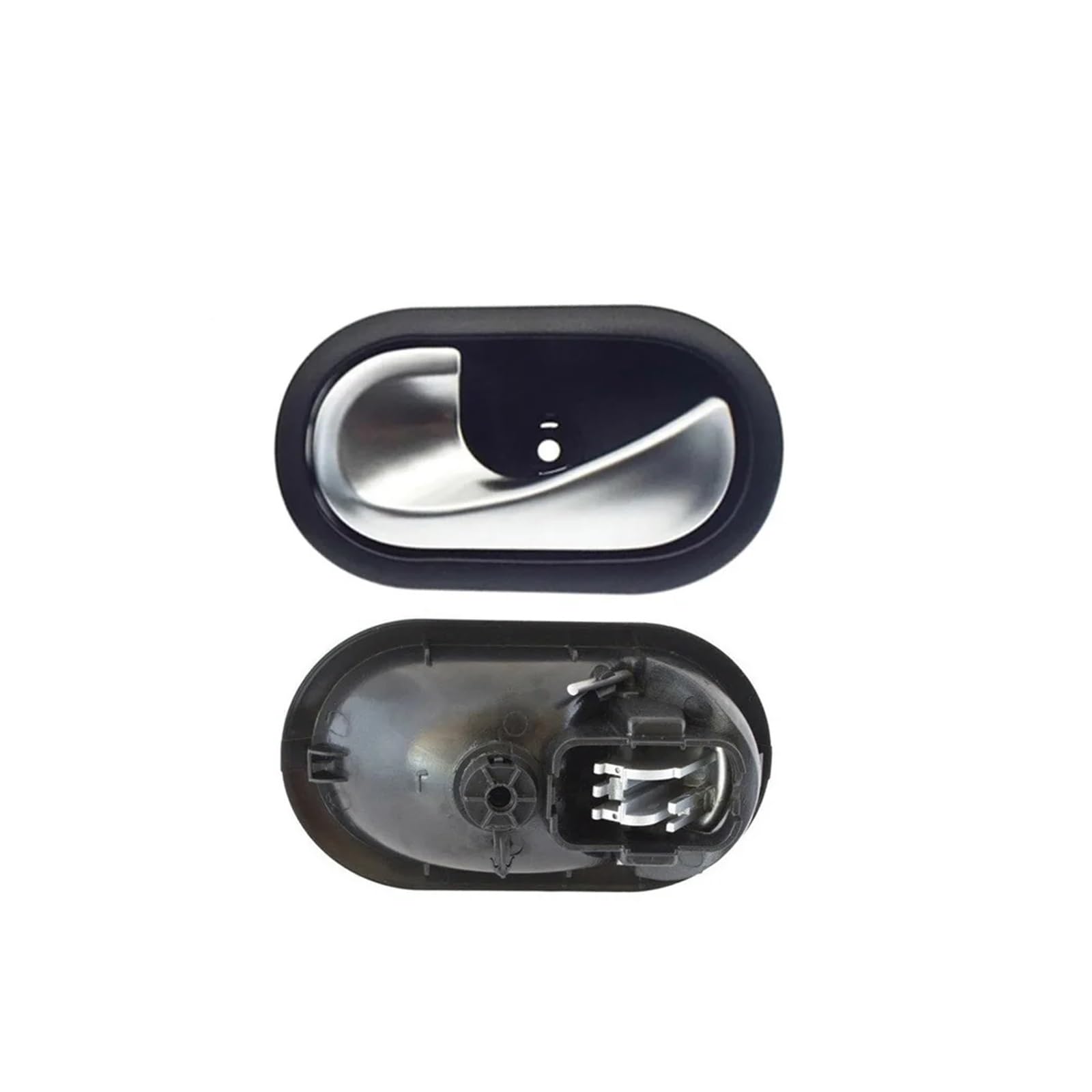 PBPLZWVWA Car Inside Door Handle Pull Trim Cover for Renault for Clio 2005-2012 8200174075 8200174074 Left Right Interior Handle