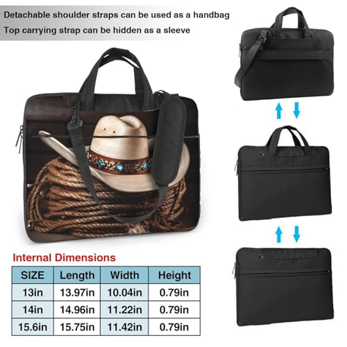 Bolso Tote para Laptop American West Rodeo Hat miniatura 2