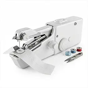 Mini Máquina de Costura Portátil Elétrica a Pilha, Compacta, Ponto Único