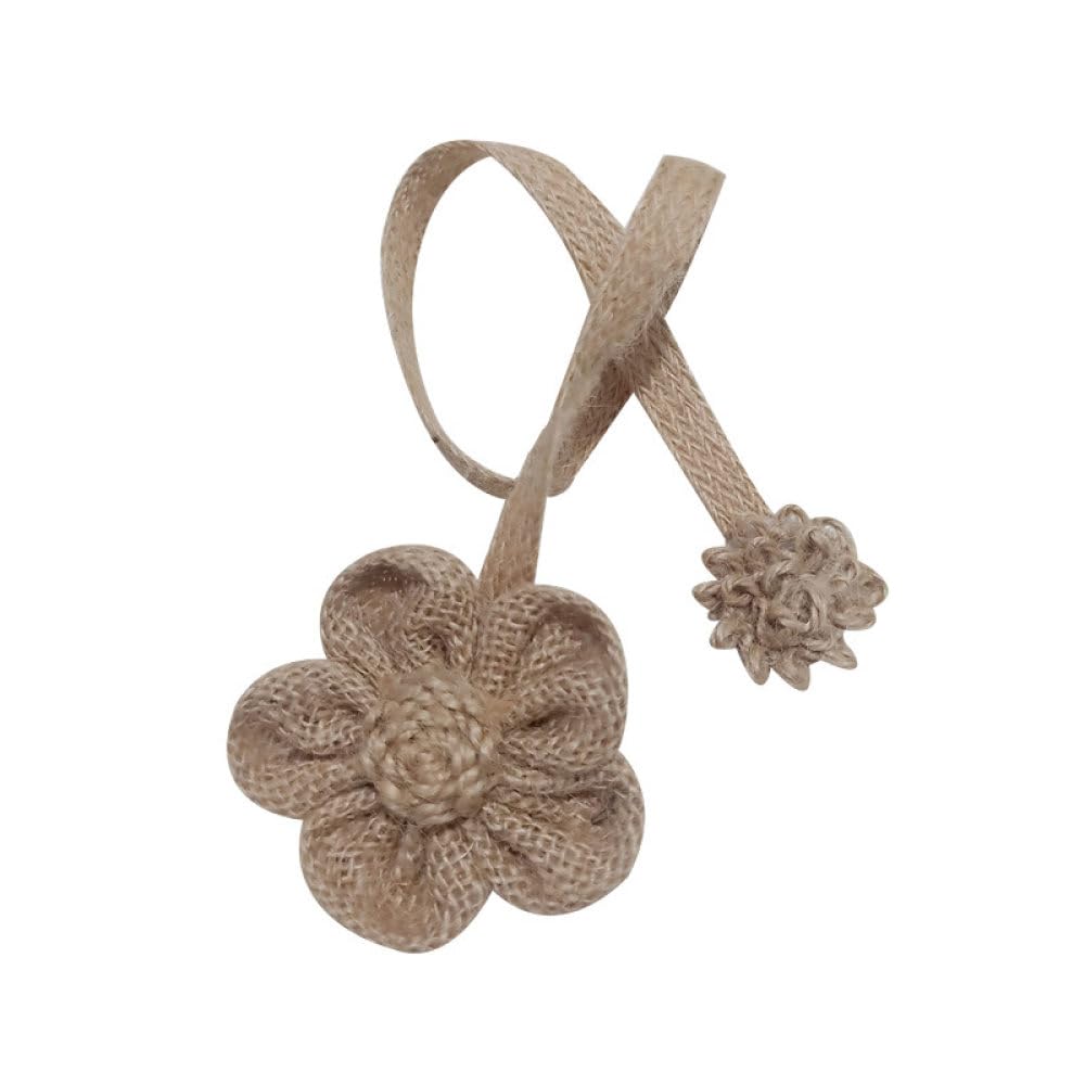 Alzapaños de flores OUdini ideales para iluminar el salón y recoger cortinas del dormitorio