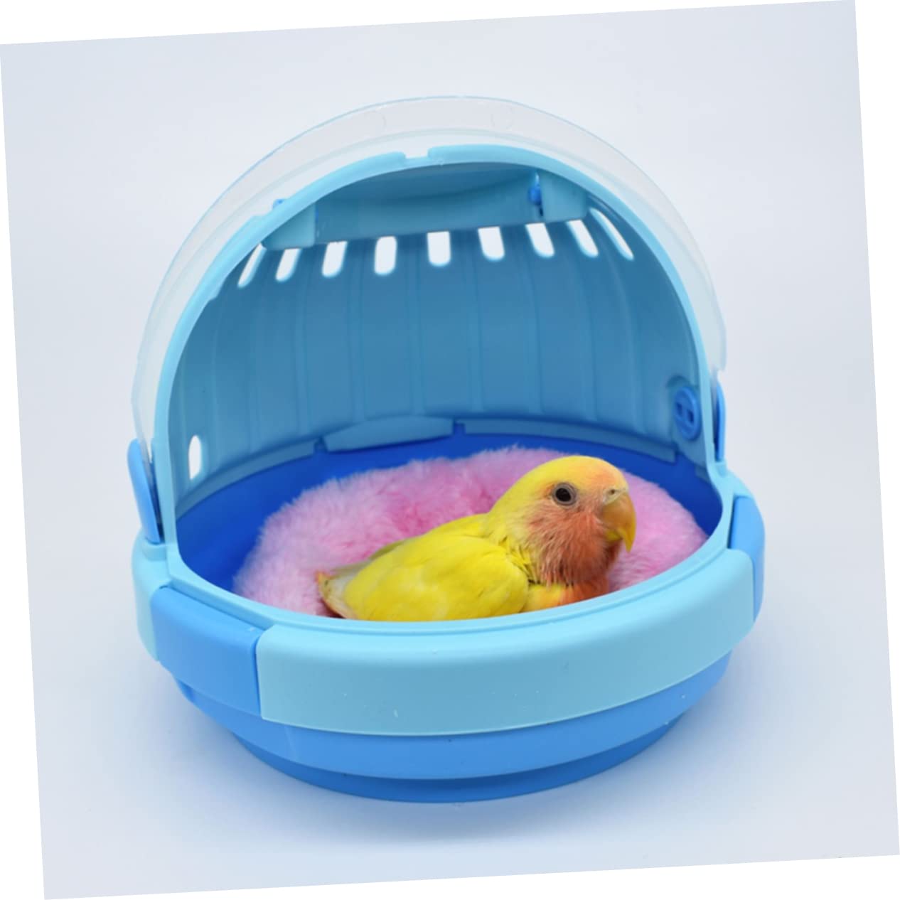 SUPVOX Portable Travel Parrot Cage Handheld Pet Bird Carrier Bird Cage Breathing Ventilation for Safe Travel