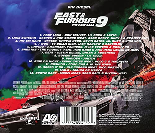 O.S.T. - The Fast & Furious 9 - Saga - Furious 9 - A Saga