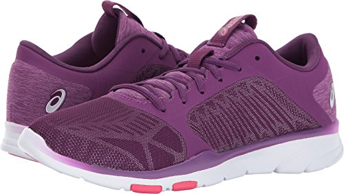 ASICS Women's Womens Gel-Fit Tempo 3 Athletic Shoe, Prune/Silver/Rouge red, 6 Medium US