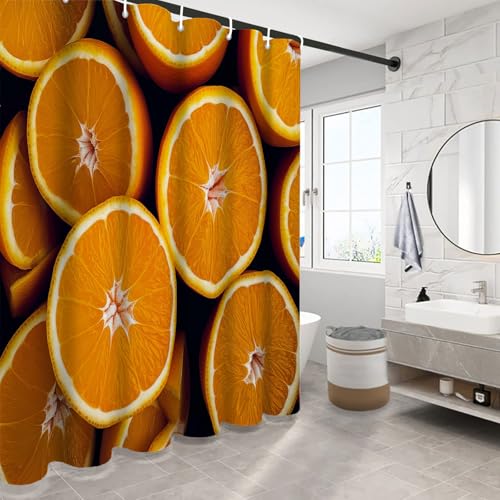 Rideau de douche imperméable anti-adhérence ourlet lesté polyester contre inondation baignoire